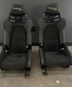 Black leather Bucket Seats