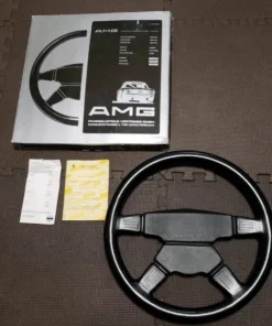 M38 AMG black steering wheel